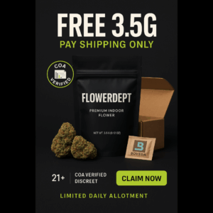 Free 3.5g First-Order Try-Us Pack